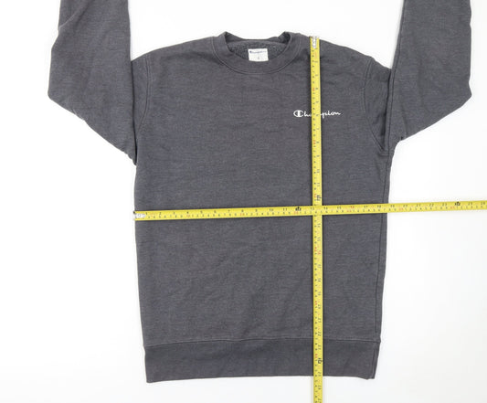 Champion Men's Grey Small Pullover Crew Neck Sweatshirt