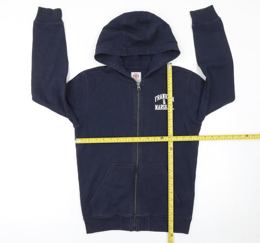 Franklin & Marshall Boys Blue Full Zip Hoodie 12-13 Years