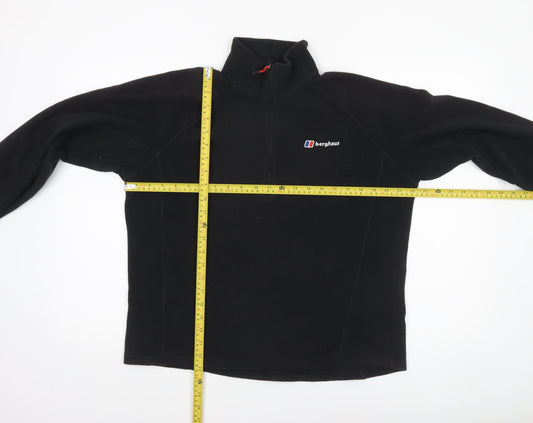 Berghaus Men’s Black Fleece Pullover Sweatshirt Size M Outdoor Hiking
