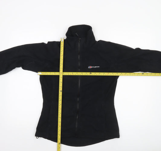 Berghaus Womens Black Fleece Full Zip Jacket Size 10 Outdoor