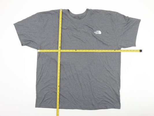 The North Face Men’s Grey 2XL Crew Neck Short Sleeve T-Shirt