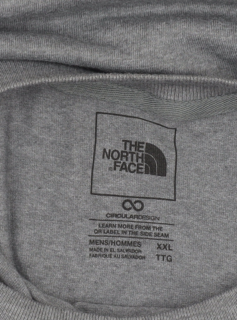 The North Face Men’s Grey 2XL Crew Neck Short Sleeve T-Shirt