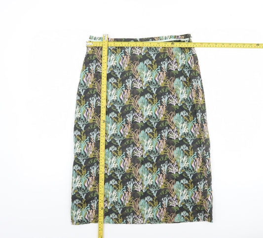 Avoca Anthology Women’s Multicoloured Cotton Pencil Skirt Size S