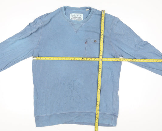 Mens UK XL Regular Jack Wills Blue Pullover Sweatshirt