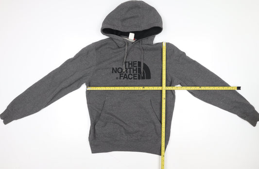 The North Face Men's Grey Pullover Hoodie Size M Outdoor Fleece
