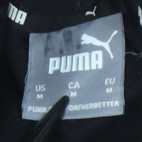 Womens UK M Regular PUMA Black Pullover Hoodie