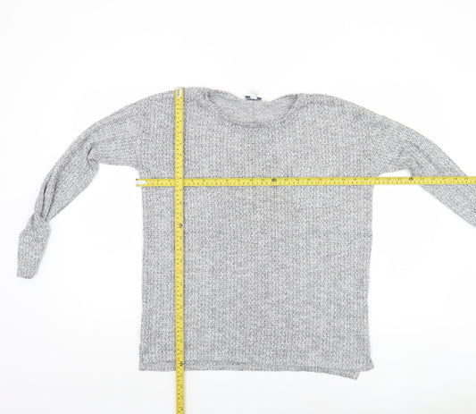 American Eagle Outfitters Women’s Grey Knit Long Sleeve Top Size S