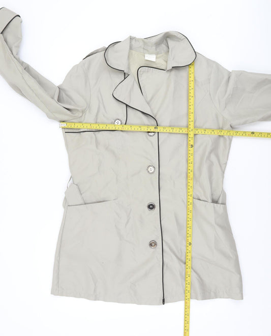 La Redoute Women’s Beige Mid-Length Trench Coat UK 14