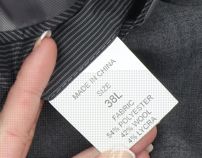 Men's Grey Wool Blend Slim Fit Single Breasted Suit Jacket 38L