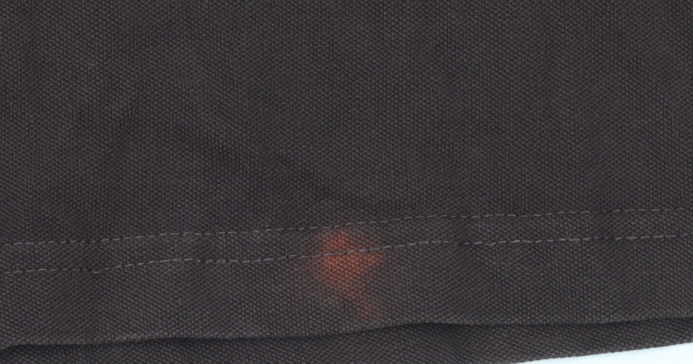 Tommy Hilfiger Men's Brown Long Sleeve 2XL Cotton Polo Shirt