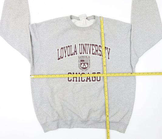 Champion Men's Grey XL Loyola University Chicago Sweatshirt