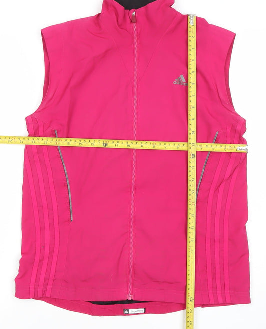 Adidas Women's Pink Supernova Lightweight Running Waistcoat M
