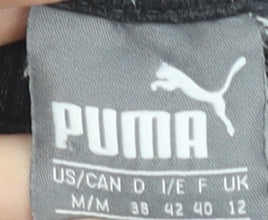 Womens UK 12 Regular PUMA Black Pullover Sweatshirt
