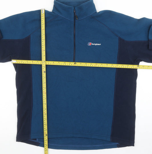 Berghaus Men's Blue Fleece 1/2 Zip Pullover Sweatshirt L