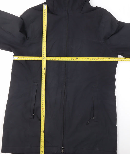 Womens UK Size 10 Regular Karrimor Black Polyester Coat
