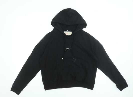 Prévu Women’s Black 100% Cotton Pullover Hoodie Size 6