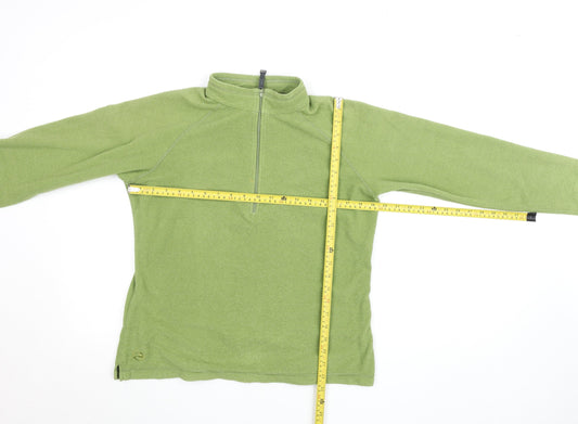 Sprayway Women Green Size 12 Fleece 1/2 Zip Lightweight Jacket