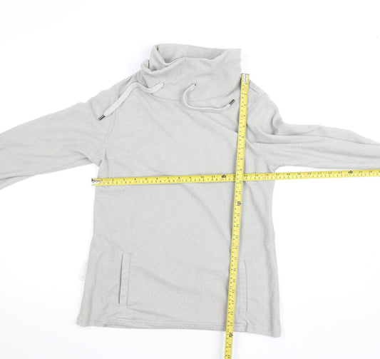 Womens UK 10 Regular Mountain Warehouse Grey Pullover Hoodie