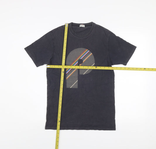 Mens UK Size M Paul Smith Black Cotton T-Shirt