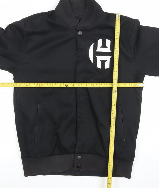 adidas Men’s Black Varsity Jacket S James Harden Basketball Logo