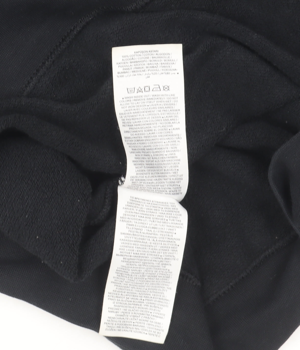 Nike Mens Black Pullover Hoodie M Regular Fit Fleece Sportswear