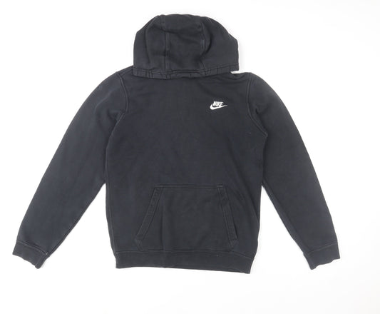 Mens UK XS Regular Nike Black Pullover Hoodie