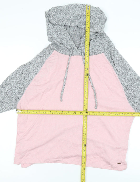 Victoria's Secret PINK Women's Grey & Pink Pullover Hoodie Size S
