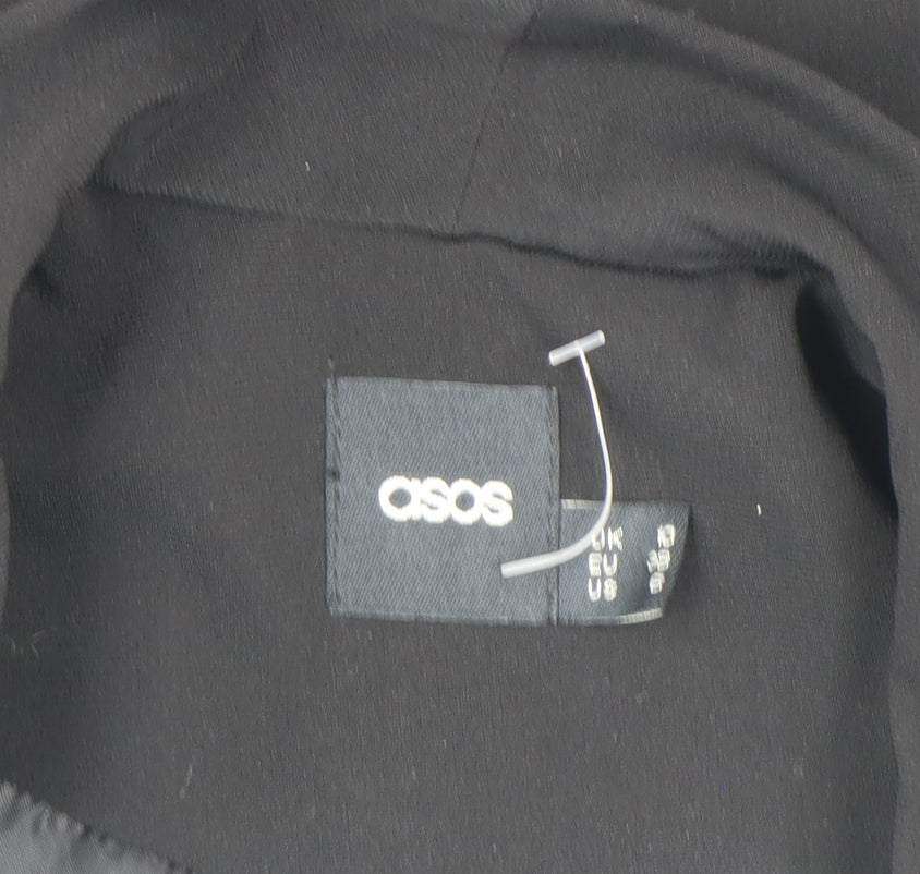 Additional view of ASOS Women's Black Slim Fit Single-Breasted Blazer, size 10