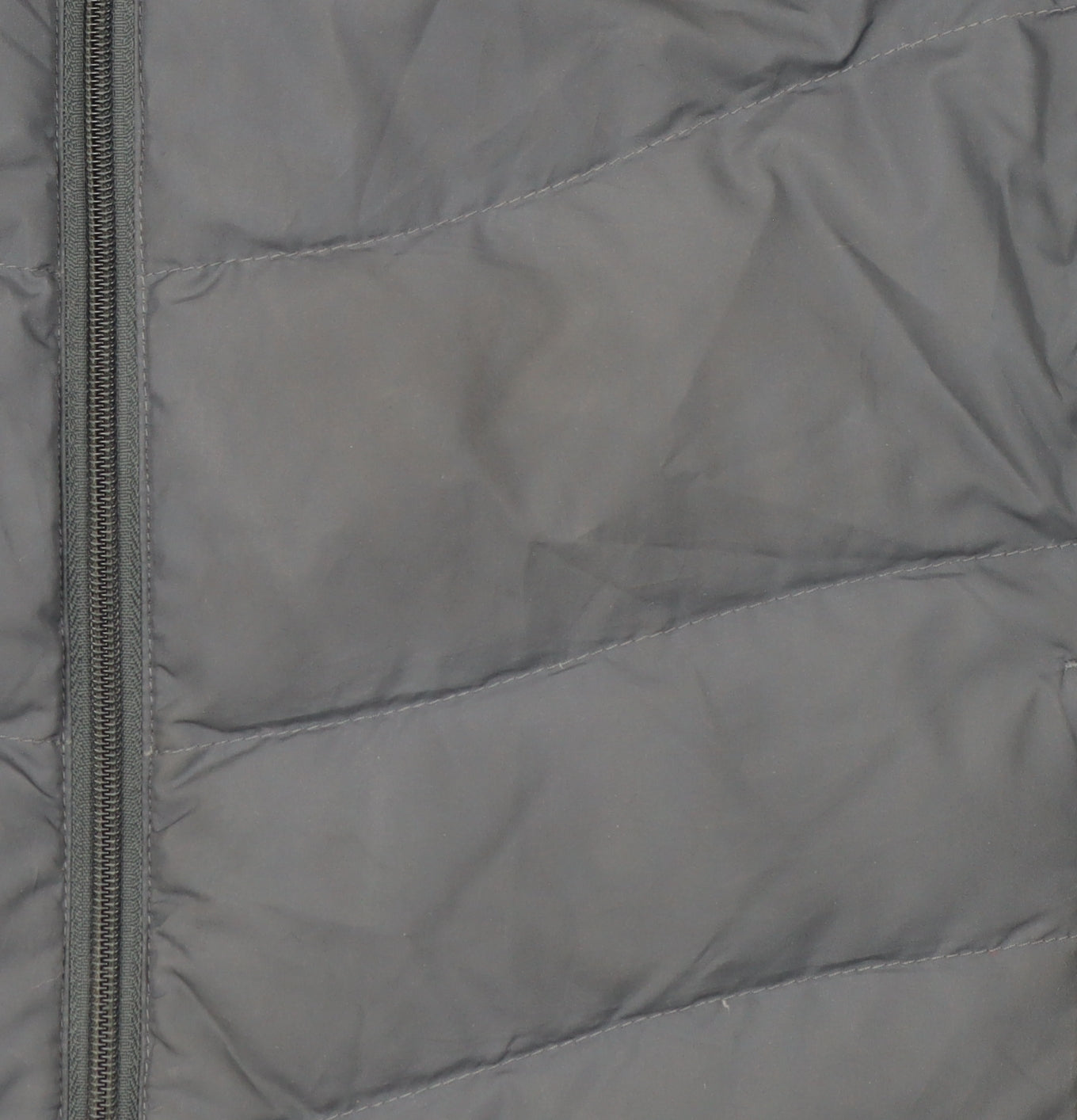 Jack Wolfskin Women’s Grey L Puffer Jacket Hooded Down Outdoor Coat