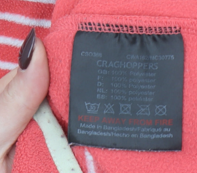 Womens UK 12 Regular Craghoppers Pink Pullover Sweatshirt