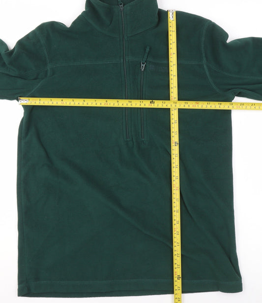 Mens UK XS Regular Mountain Warehouse Green Pullover Sweatshirt