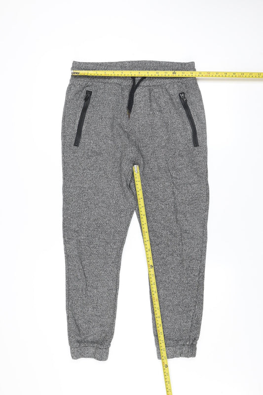 Topman Men's Grey Jogger Sweatpants Size S Regular Fit Activewear