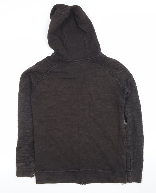 Rip Curl Men's Black Small Full Zip Hoodie Cotton Blend Casual