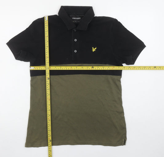 Lyle & Scott Men's Multicoloured Cotton Polo Shirt Size S