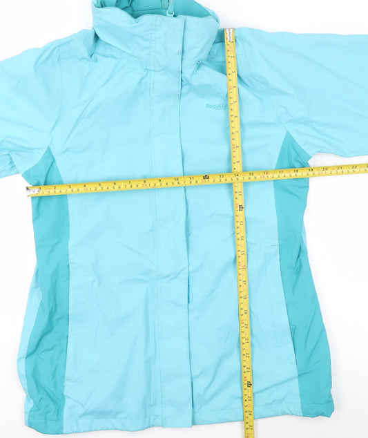 Womens UK Size 14 Regular Regatta Blue Polyester Jacket