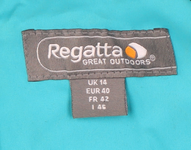 Womens UK Size 14 Regular Regatta Blue Polyester Jacket