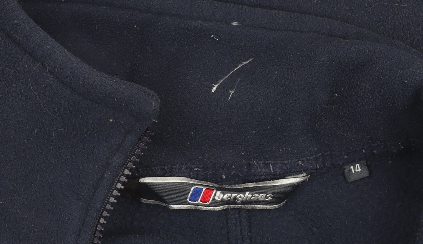 Womens UK Size 14 Regular Berghaus Blue Polyester Jacket