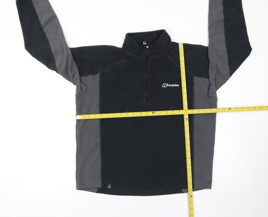 Berghaus Men's Black Fleece 1/4 Zip Pullover Sweatshirt Size L