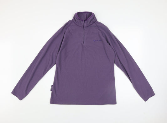 Womens UK 14 Regular Mountain Warehouse Purple Pullover Sweatshirt