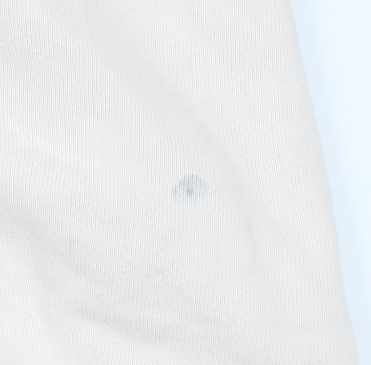 Levi's Women Beige Cotton Pullover Hoodie XS Relaxed Fit