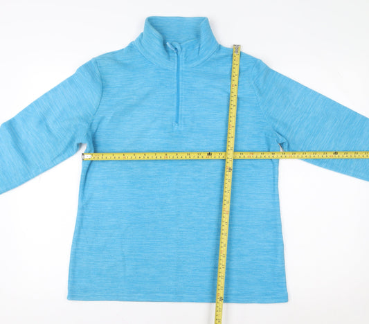 Womens UK 12 Regular Mountain Warehouse Blue Pullover Sweatshirt