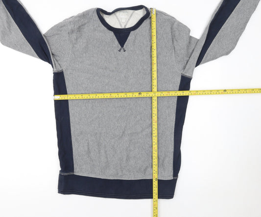 Mens UK S Regular Boden Grey Pullover Sweatshirt