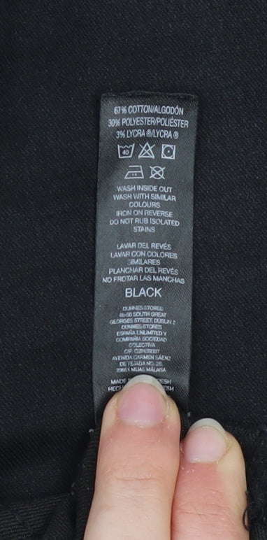 Additional view of Dunnes Women’s Black Skinny Stretch Jeans, size UK 8