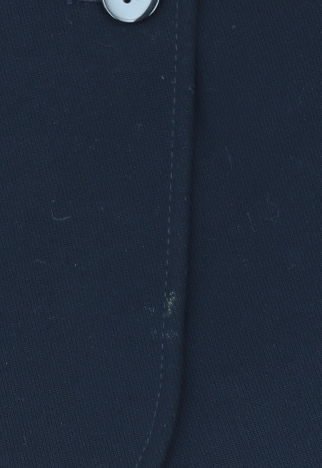 Marks and Spencer Women Blue Short Sleeve Classic Blazer UK 12