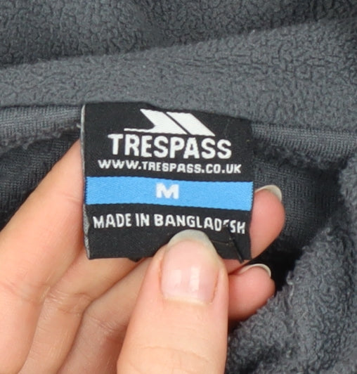 Mens UK M Regular Trespass Grey Pullover Sweatshirt
