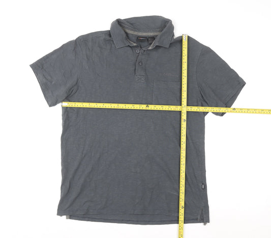 O'Neill Men's Grey XL Organic Cotton Short Sleeve Polo Shirt