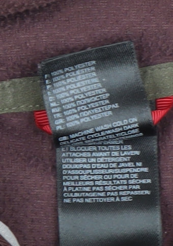 The North Face Women's Brown Fleece Hooded Full Zip Jacket S