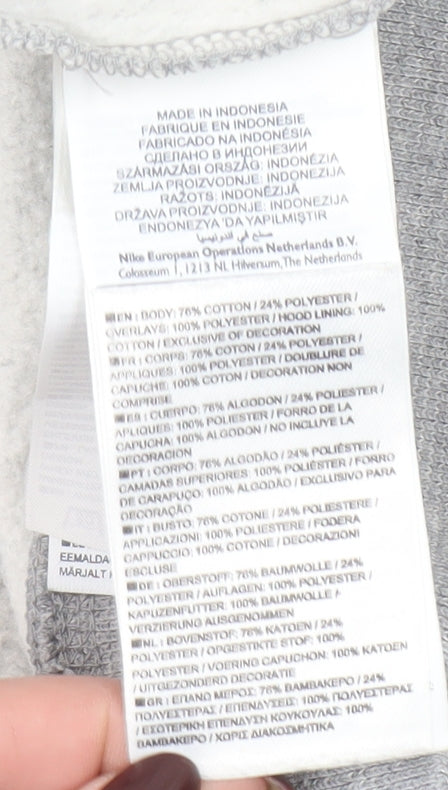 Nike Men's Grey Full Zip Hoodie XL Athletic Dept