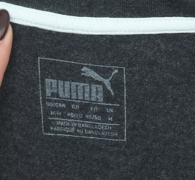 Mens UK Size M PUMA Black Cotton T-Shirt