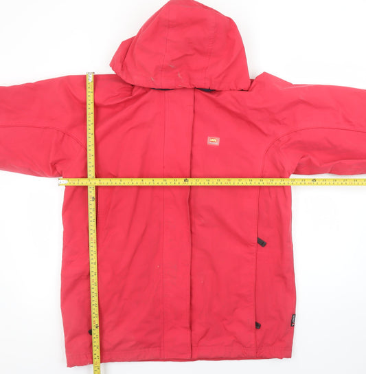 Womens UK Size M Regular Trespass Red Polyester Jacket
